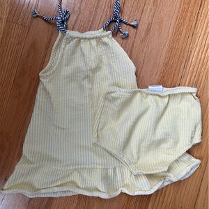 Vince Camuto striped dress set